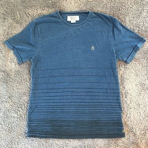 Penguin Blue & Black Short Sleeved T-shirt